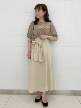 flowerさん（レディース・160cm）の夏コーディネート