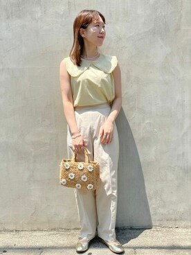 flowerさん（レディース・158cm）の夏コーディネート