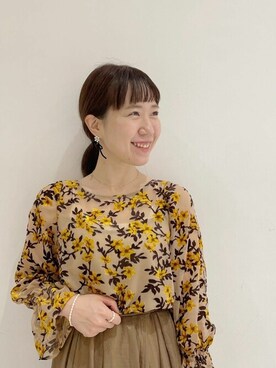 flowerさん（レディース・158cm）の夏コーディネート