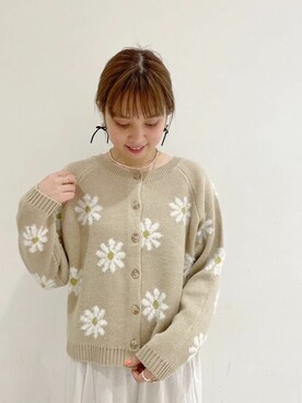 「flower」｜「アイテム（アクセサリー）」を使った、flowerさん（レディース・160cm）の秋コーディネート