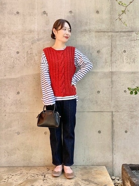 「flower」｜「アイテム（アクセサリー）」を使った、flowerさん（レディース・156cm）の秋コーディネート