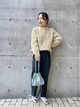 flowerさん（レディース・156cm）の冬コーディネート