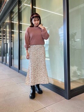 flowerさん（レディース・158cm）の冬コーディネート