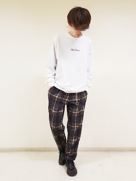 「BEN DAVIS（ベンデイビス）のアイテム」を使った、hopeさん（メンズ・168cm）の秋コーディネート