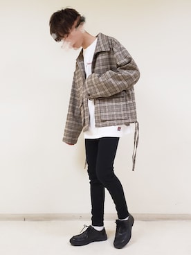 「BEN DAVIS（ベンデイビス）のアイテム」を使った、hopeさん（メンズ・168cm）の秋コーディネート