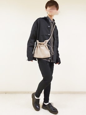 「Dr. Martens（ドクターマーチン）の【Dr.Martens / ドクターマーチン】 3 eye shoe（ドレスシューズ）」を使った、hopeさん（メンズ・168cm）の秋コーディネート