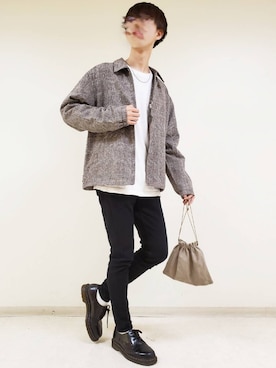「Dr. Martens（ドクターマーチン）のアイテム（その他シューズ）」を使った、hopeさん（メンズ・168cm）の秋コーディネート