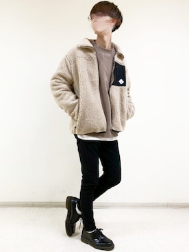 「Dr. Martens（ドクターマーチン）のアイテム（その他シューズ）」を使った、hopeさん（メンズ・168cm）の秋コーディネート