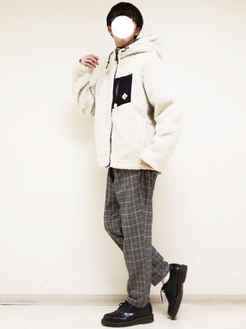 「Dr. Martens（ドクターマーチン）のアイテム（その他シューズ）」を使った、hopeさん（メンズ・168cm）の冬コーディネート