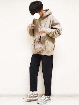 「BEN DAVIS（ベンデイビス）のアイテム」を使った、hopeさん（メンズ・168cm）の冬コーディネート