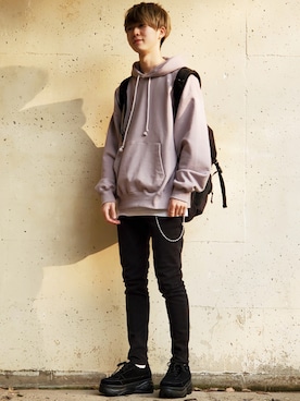 「しまむら（シマムラ）のアイテム」を使った、hopeさん（メンズ・168cm）の春コーディネート
