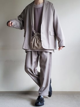 「FREAK'S STORE（フリークスストア）のアイテム（テーラードジャケット）」を使った、hopeさん（メンズ・168cm）の春コーディネート
