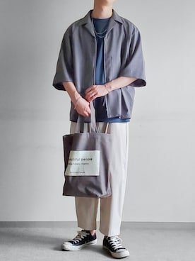 「エアリズム」｜hopeさん（メンズ・168cm）の夏コーディネート