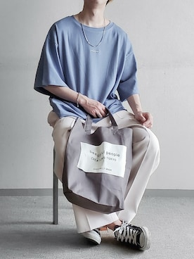 「リドム」｜「アイテム（バッグ）」を使った、hopeさん（メンズ・168cm）の秋コーディネート