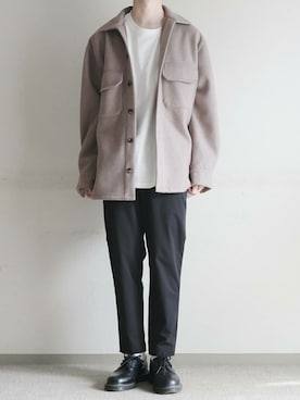 「TIGORA（ティゴラ）のアイテム（パンツ）」を使った、hopeさん（メンズ・168cm）の秋コーディネート
