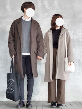 チェスターコートを使った シミラールック の人気ファッションコーディネート Wear