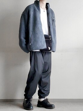 「CREARE -LINO-（クレアーレリノ）のアイテム（パンツ）」を使った、hopeさん（メンズ・168cm）の冬コーディネート