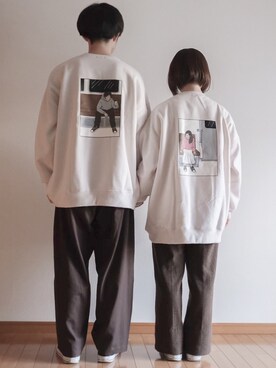 「pairpair」｜「アイテム（スラックス）」を使った、hopeさん（レディース・168cm）の冬コーディネート