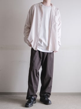 「CREARE LINO」｜「アイテム（スウェット）」を使った、hopeさん（メンズ・168cm）の冬コーディネート