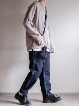 「Levi's RED（リーバイスレッド）のアイテム」を使った、hopeさん（メンズ・168cm）の冬コーディネート