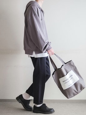 「インターファクトリー」｜hopeさん（メンズ・168cm）の冬コーディネート