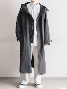「クレアーレリノ」｜「アイテム（モッズコート）」を使った、hopeさん（メンズ・168cm）の冬コーディネート