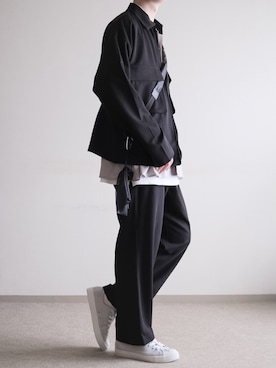 「ITEMS URBANRESEARCH（アイテムズ アーバンリサーチ）のアイテム（セットアップ）」を使った、hopeさん（メンズ・168cm）の春コーディネート