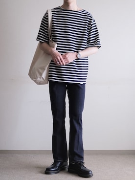 「MACKINTOSH PHILOSOPHY（ﾏｯｷﾝﾄｯｼｭ ﾌｨﾛｿﾌｨｰ）のアイテム」を使った、hopeさん（メンズ・168cm）の春コーディネート