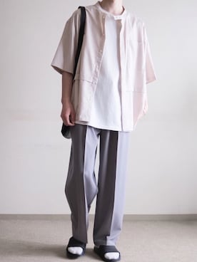 「CREARE LINO」｜「アイテム（サンダル）」を使った、hopeさん（メンズ・168cm）の春コーディネート
