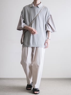 「BENCH（ベンチ）のアイテム（シューズ）」を使った、hopeさん（メンズ・168cm）の春コーディネート