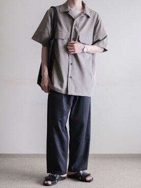 「BENCH（ベンチ）のアイテム（シューズ）」を使った、hopeさん（メンズ・168cm）の夏コーディネート