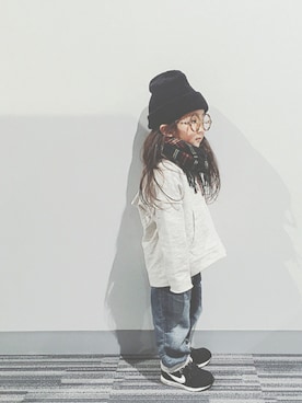 「BANZAI（バンザイ）のアイテム」を使った、* 𝚝𝚘𝚛𝚒𝚌𝚘𝚝*さん（キッズ・90cm）の冬コーディネート