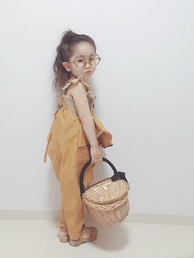 「OLD NAVY（オールドネイビー）のアイテム」を使った、* 𝚝𝚘𝚛𝚒𝚌𝚘𝚝*さん（キッズ・100cm）の春コーディネート