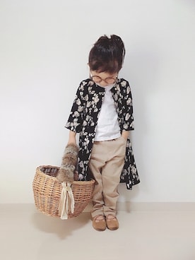 「OLD NAVY（オールドネイビー）のアイテム」を使った、* 𝚝𝚘𝚛𝚒𝚌𝚘𝚝*さん（キッズ・100cm）の春コーディネート