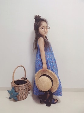 「RODE SKO（ロデスコ）のアイテム」を使った、* 𝚝𝚘𝚛𝚒𝚌𝚘𝚝*さん（キッズ・100cm）の夏コーディネート