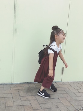 「HusHusH（ハッシュアッシュ）のアイテム」を使った、* 𝚝𝚘𝚛𝚒𝚌𝚘𝚝*さん（キッズ・100cm）の夏コーディネート