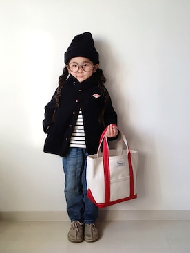「orcival」｜「アイテム（その他）」を使った、* 𝚝𝚘𝚛𝚒𝚌𝚘𝚝*さん（キッズ・100cm）の冬コーディネート