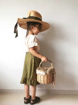 「Milano」｜* 𝚝𝚘𝚛𝚒𝚌𝚘𝚝*さん（キッズ・100cm）の夏コーディネート