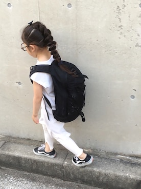 「petit main（プティマイン）のアイテム（レッグウェア）」を使った、* 𝚝𝚘𝚛𝚒𝚌𝚘𝚝*さん（キッズ・110cm）の春コーディネート