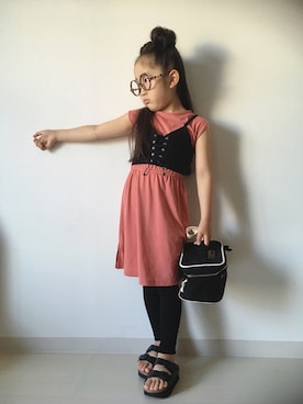 * 𝚝𝚘𝚛𝚒𝚌𝚘𝚝*さん（キッズ・110cm）の春コーディネート