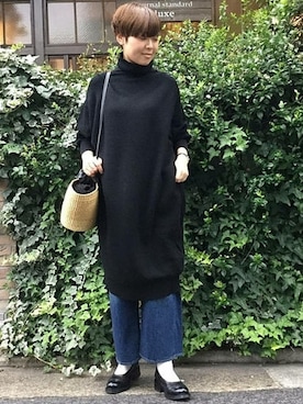 「JOURNAL STANDARD LUXE（ジャーナルスタンダード　ラックス）のアイテム（ワンピース/ドレス）」を使った、Y.Sさん（レディース・165cm）の秋コーディネート