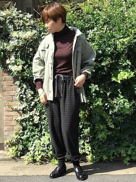 「JOURNAL STANDARD LUXE（ジャーナルスタンダード　ラックス）のアイテム（ジャケット/アウター）」を使った、Y.Sさん（レディース・165cm）の秋コーディネート