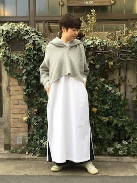 「JOURNAL STANDARD LUXE（ジャーナルスタンダード　ラックス）のアイテム（ワンピース/ドレス）」を使った、Y.Sさん（レディース・165cm）の冬コーディネート
