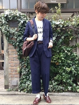 「JOURNAL STANDARD LUXE（ジャーナルスタンダード　ラックス）のアイテム（ジャケット/アウター）」を使った、Y.Sさん（レディース・165cm）の春コーディネート