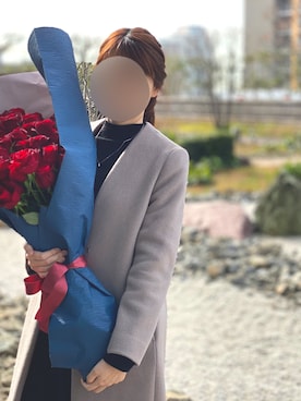 「green label relaxing（グリーンレーベルリラクシング）のアイテム（その他アウター）」を使った、momo775pさん（レディース・160cm）の冬コーディネート