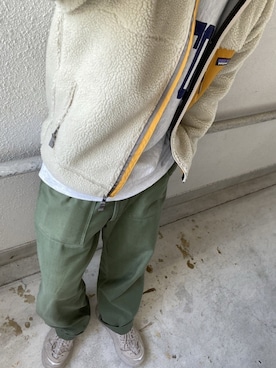 「HOKA（ホカ）のHOKA ONE ONE/ホカ オネ オネ　TOR ULTRA LOW WP/トールウルトラローウォータープルーフ（スニーカー）」を使った、yokeさん（メンズ・175cm）の冬コーディネート