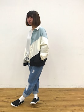 ながともさん（レディース・153cm）の春コーディネート