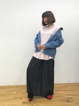 ながともさん（レディース・153cm）の春コーディネート
