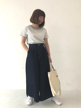 ながともさん（レディース・153cm）の春コーディネート