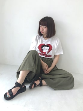 ながともさん（レディース・153cm）の夏コーディネート